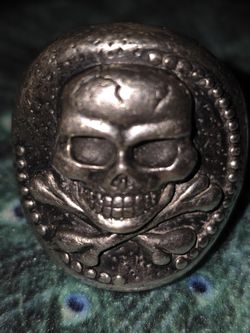 King Baby USA  Silver Ring  Jolly Rogers