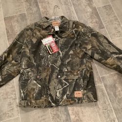 RealTree Camo Levi Strauss Field Gear Heavy Coat 