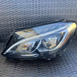 2015 2016 2017 2018 Mercedes-Benz C300 C43 C63 Left Driver Side Full LED Headlight Shell OEM A(contact info removed)