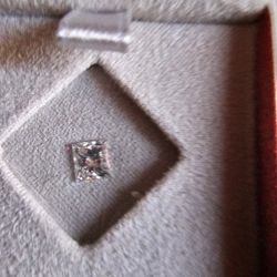 Natural Princess Cut Diamond