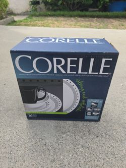 Corelle Livingware City Block 16-Piece Dinnerware Set