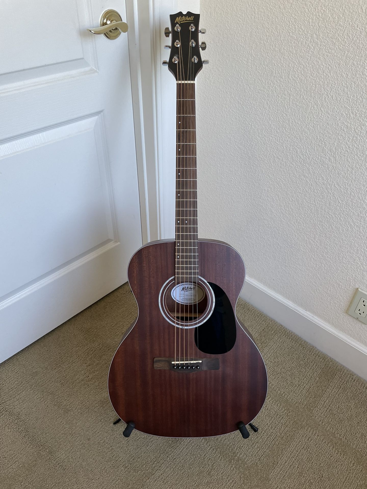 Mitchell T233E Mahogany Auditorium Acoustic-Electric Guitar