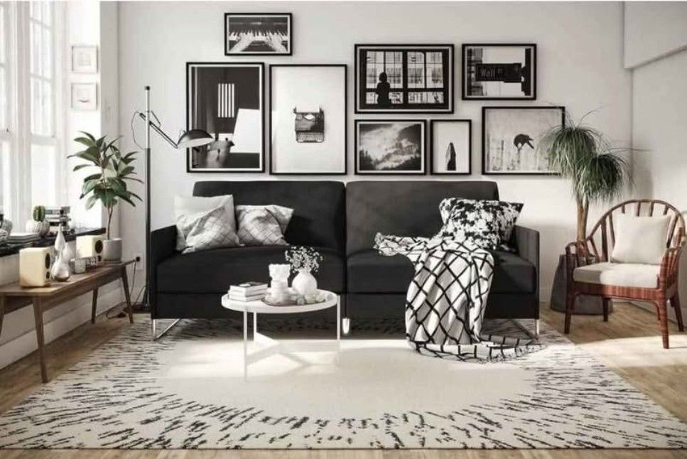 Gray Futon