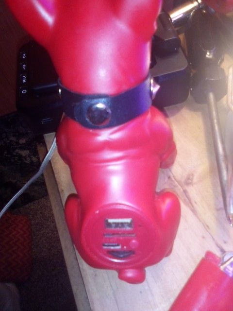 Wooof Speaker Bluetooth Fmradio Red French Bulldog