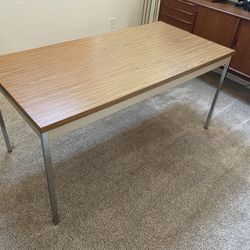Mid Century Vintage HON Steelcase Table