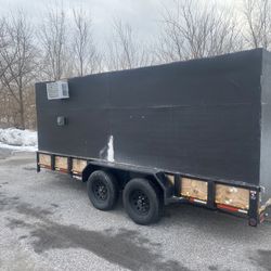 2025 Heartland 7x16 Enclosed Trailer – Mini Camper Project (w/ Power + Materials)  