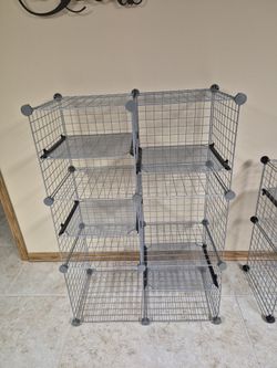 Wire Grid Storage Organizers