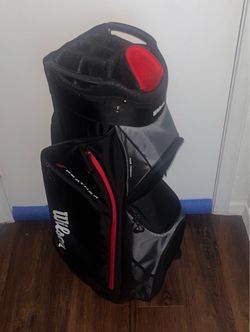 Wilson Feather Cart Golf Bag.-14 way top Grey