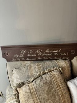Wall Decoration Large Wooden Quote