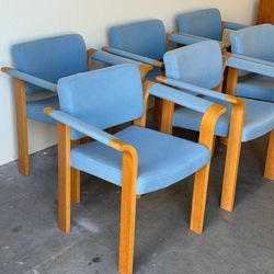 Danish Magnus Olesen Armchairs — 1970s Scandinavian Mid Century Modern Chairs