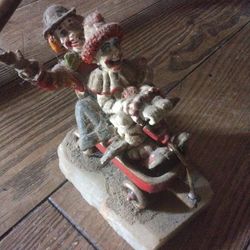 Vintage Clown Figurine "Bossom Buddies" By Ron Lee