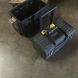Stacked 2 Toolbox On Wheels