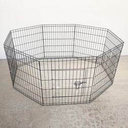 $35 (New) Foldable 24” tall x 24” wide x 8-panel pet playpen dog crate metal fence exercise cage 