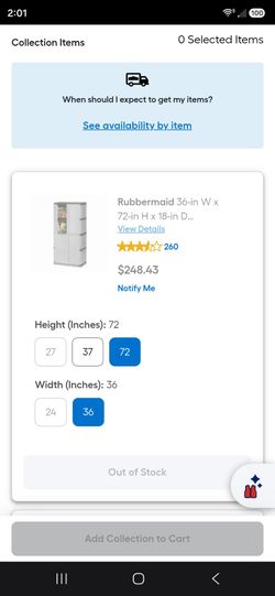 New large 3 section Rubbermaid Garage cabinet storage