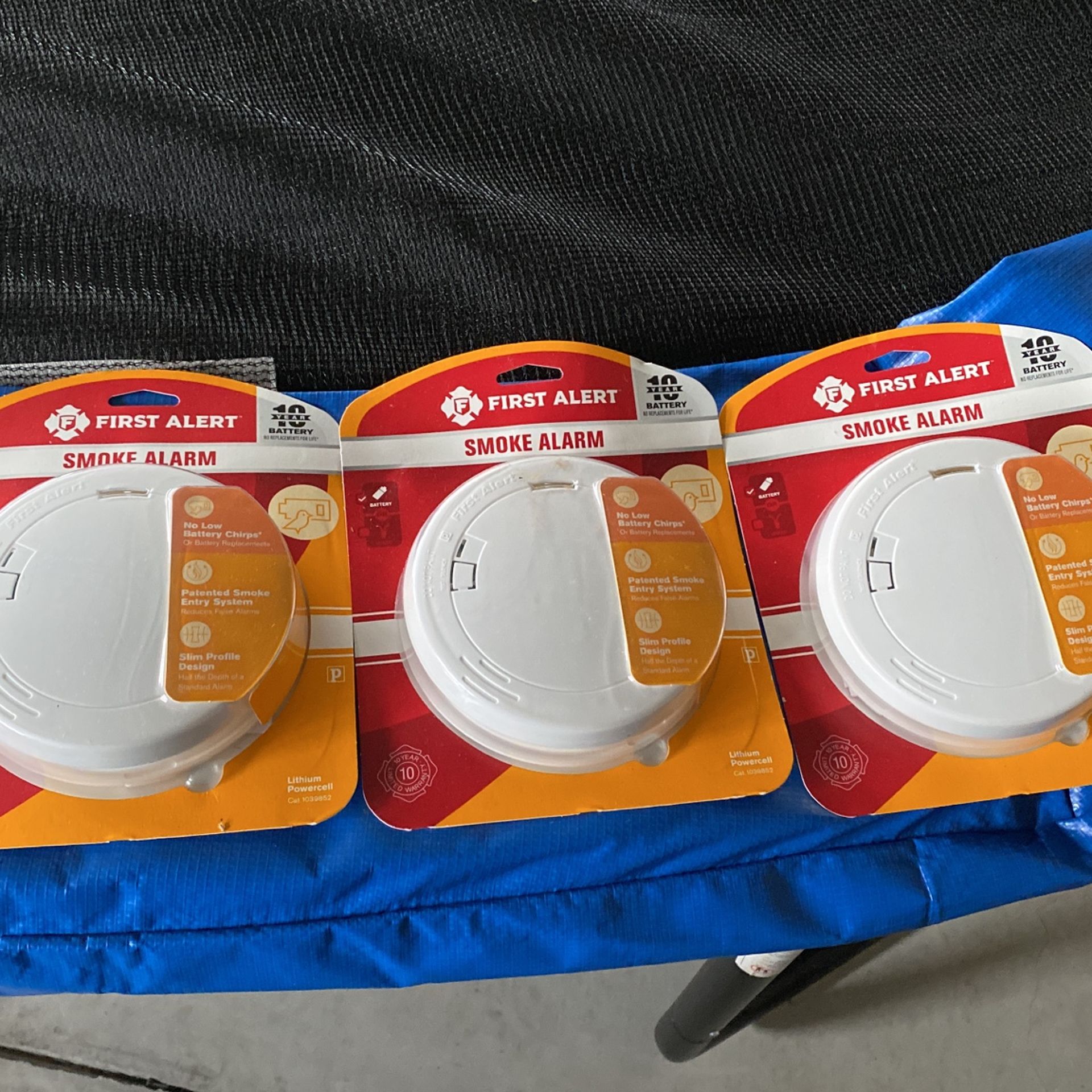 3 Brand new Smoke Alarms 