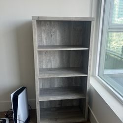 Bookcase Grey Great Conditions Shelfs