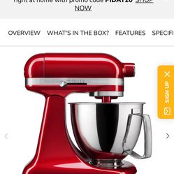 KitchenAid stand mixer