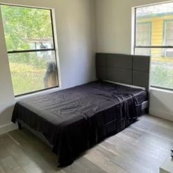 Full Size Bed,Mattress Not Included ! 