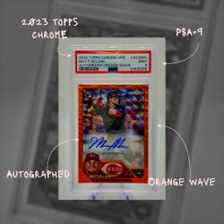 2023 Topps Chrome  Update, Matt McLain 