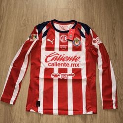 Chivas De Guadalajara PUMA Home Long Sleeve Player Version Authentic Jersey