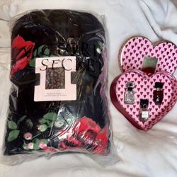 victoria secret mini perfume blanket set