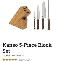 Shun Kanso 5 Piece Knife Set 