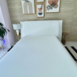 Queen Memory Foam Mattress + Box Spring Foundation – Kevin Charles (Tempur-Pedic Feel) 