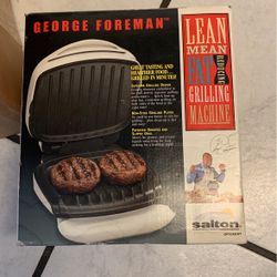 George Foreman Grill New In Box Never Used