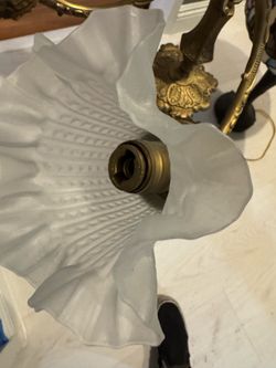 Vintage Ornate Five-Light Table Lamp (Non-Functional) – Decorative Statement Piece