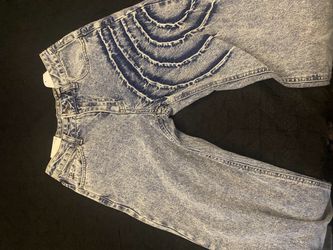 Baggy Jeans with swirl design