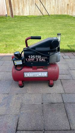 Craftsman 125 PSI, 1.5 HP, 3 Gallon Compressor