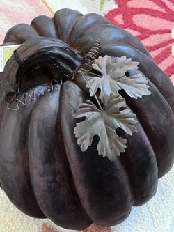 Beautiful Large Pumpkin Decoration , 15” x 15” x 18”