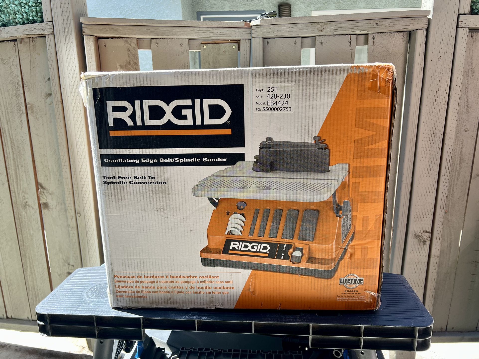 Rigid Oscillating Edge Belt/Spindle Sander