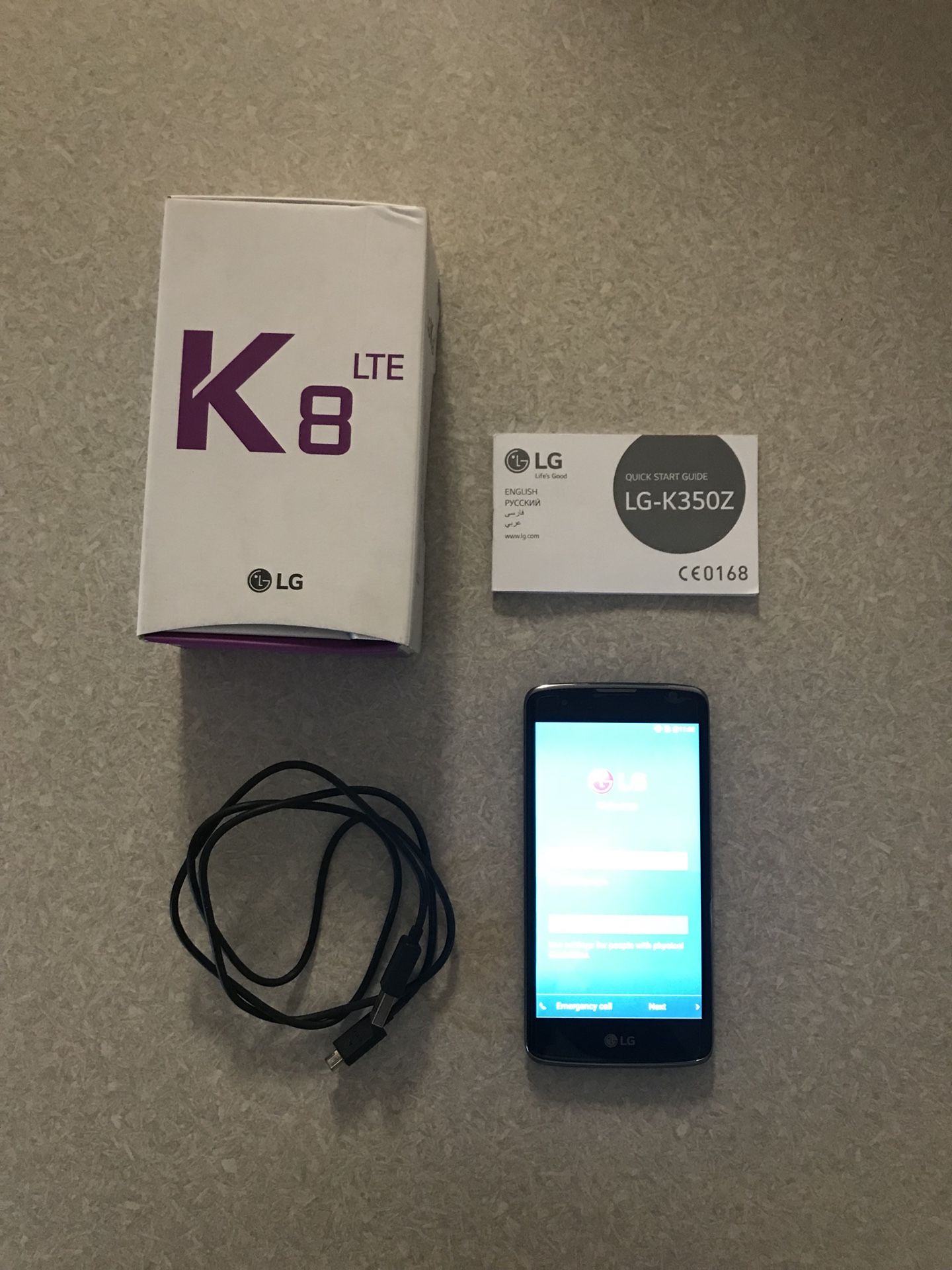 LG K8 Brand New unlocked model LG-K350Z