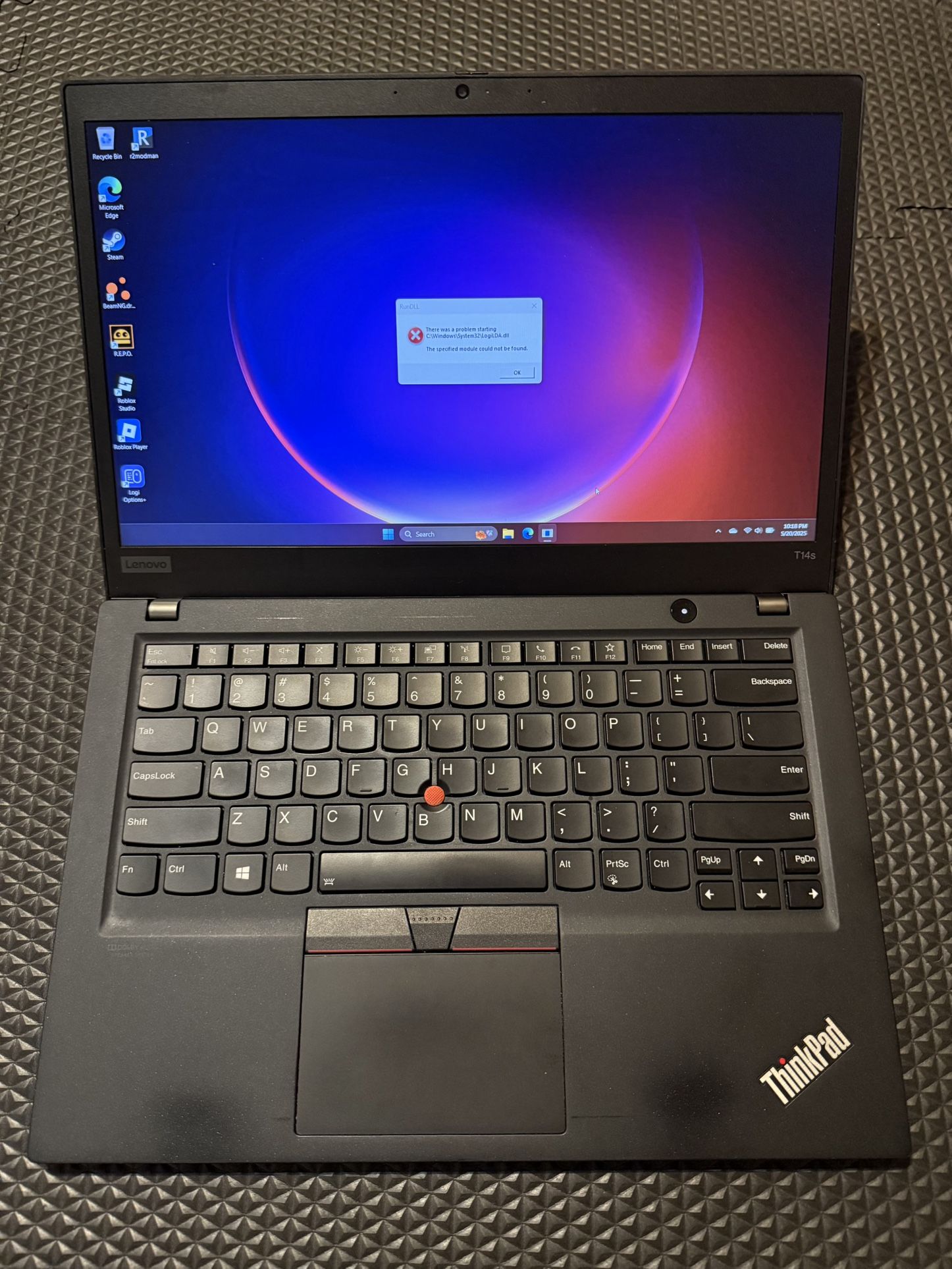 Lenovo ThinkPad T14s Gen 1 (256GB SSD, 8GB RAM, Intel Core i5 10th Gen)