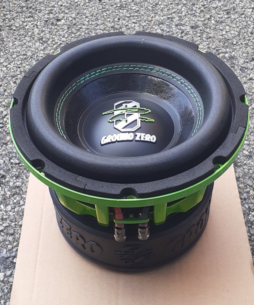 NEW! 8" Ground Zero Subwoofer