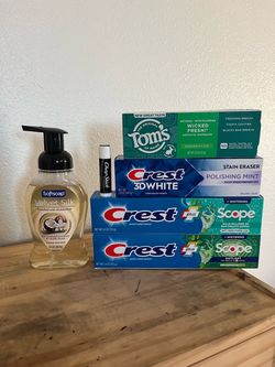 Brand new and sealed 6-piece oral & hand care bundle!