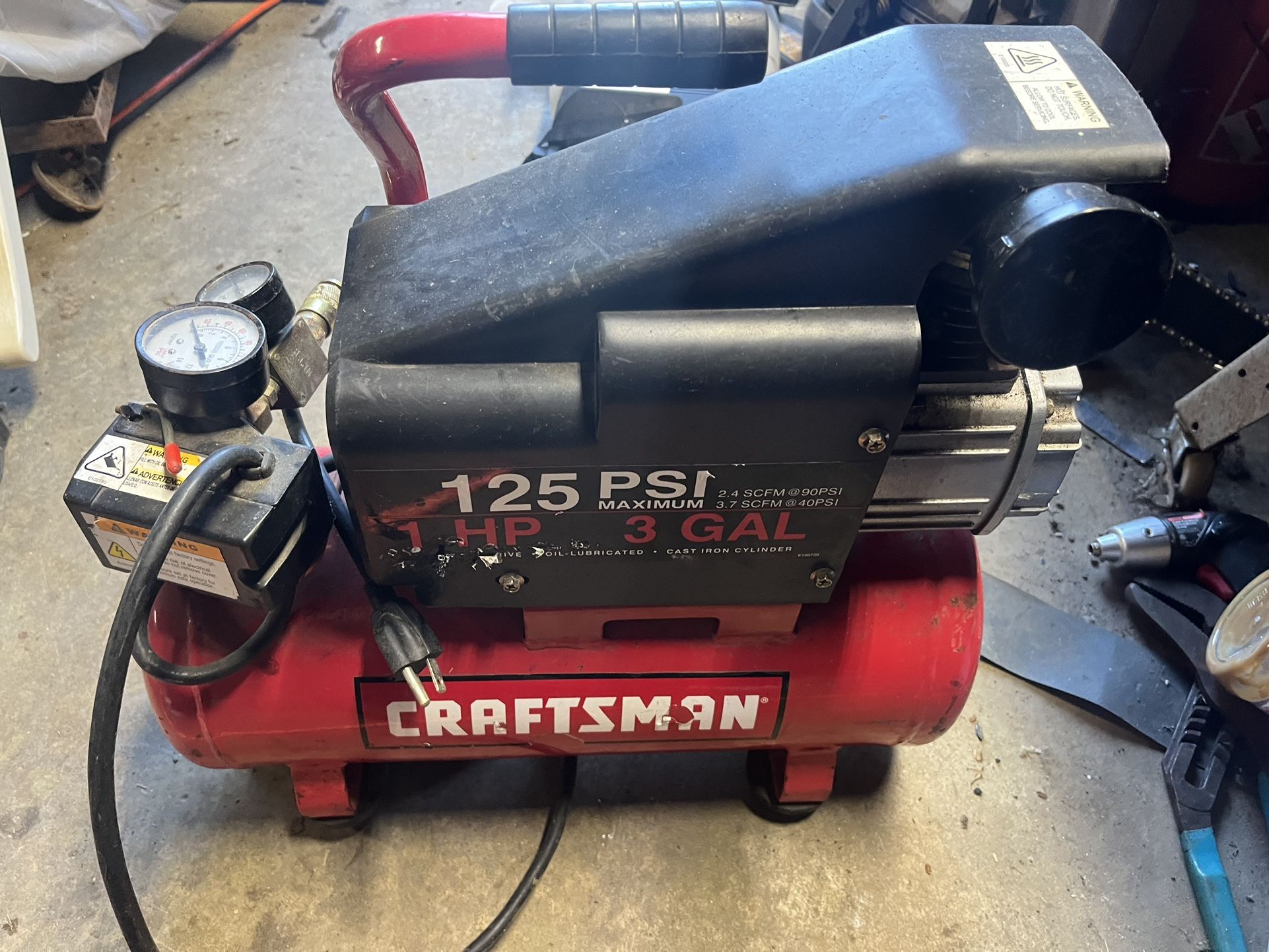 Crafts Man 125psi Air Compressor