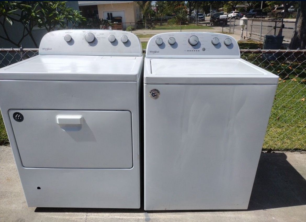 Whirl Pool Agitator Washer And Dryer Set