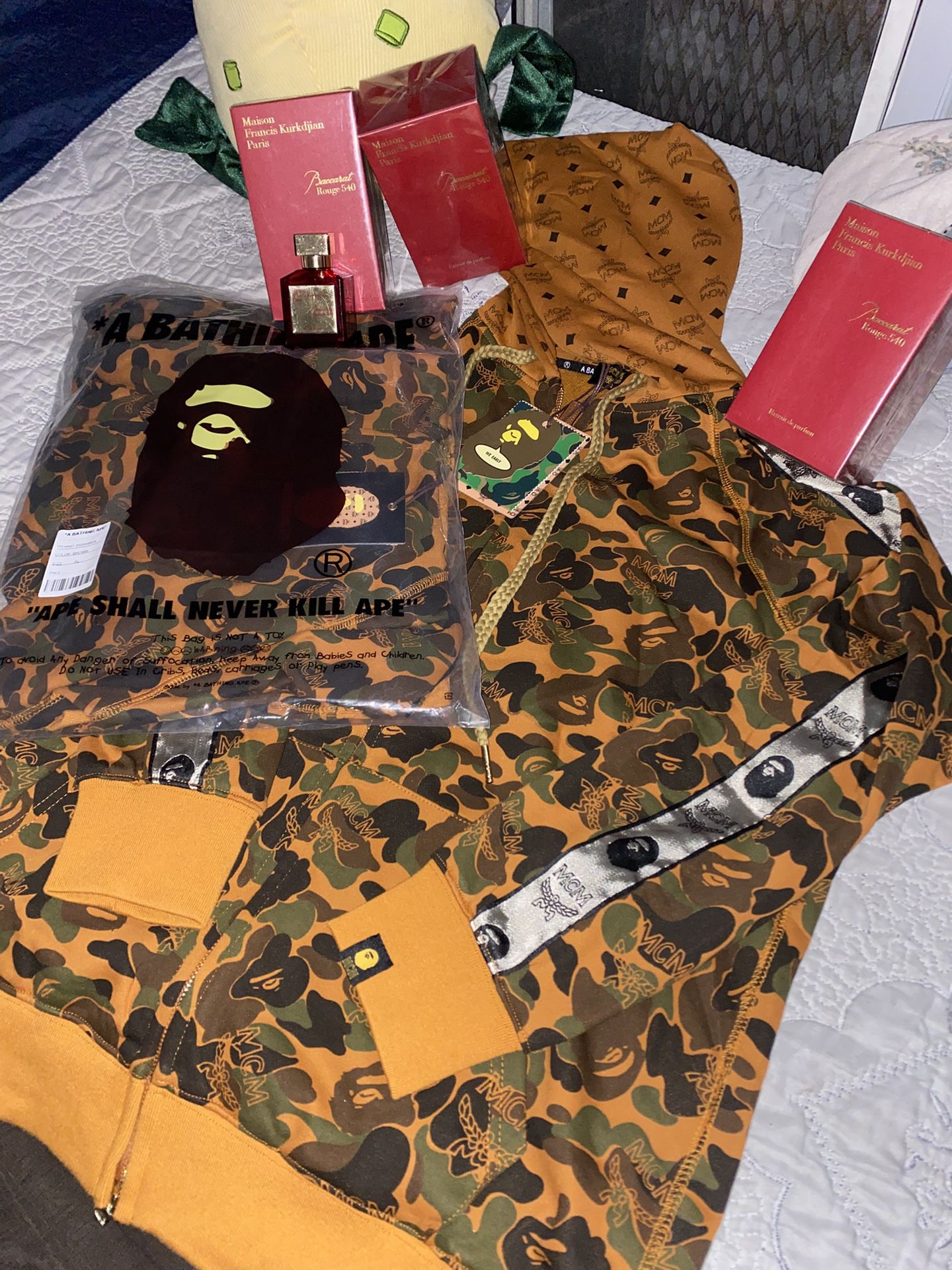 Bape Mcm Hoodie Rare Asf Balrey Seen And Found Lmk Best Shit Around They Come Kinda Small