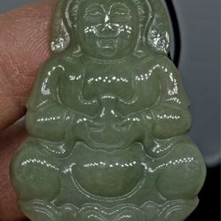 Burmese Jadeite Jade TypeA Pendant MERCY Kwanyin. 
