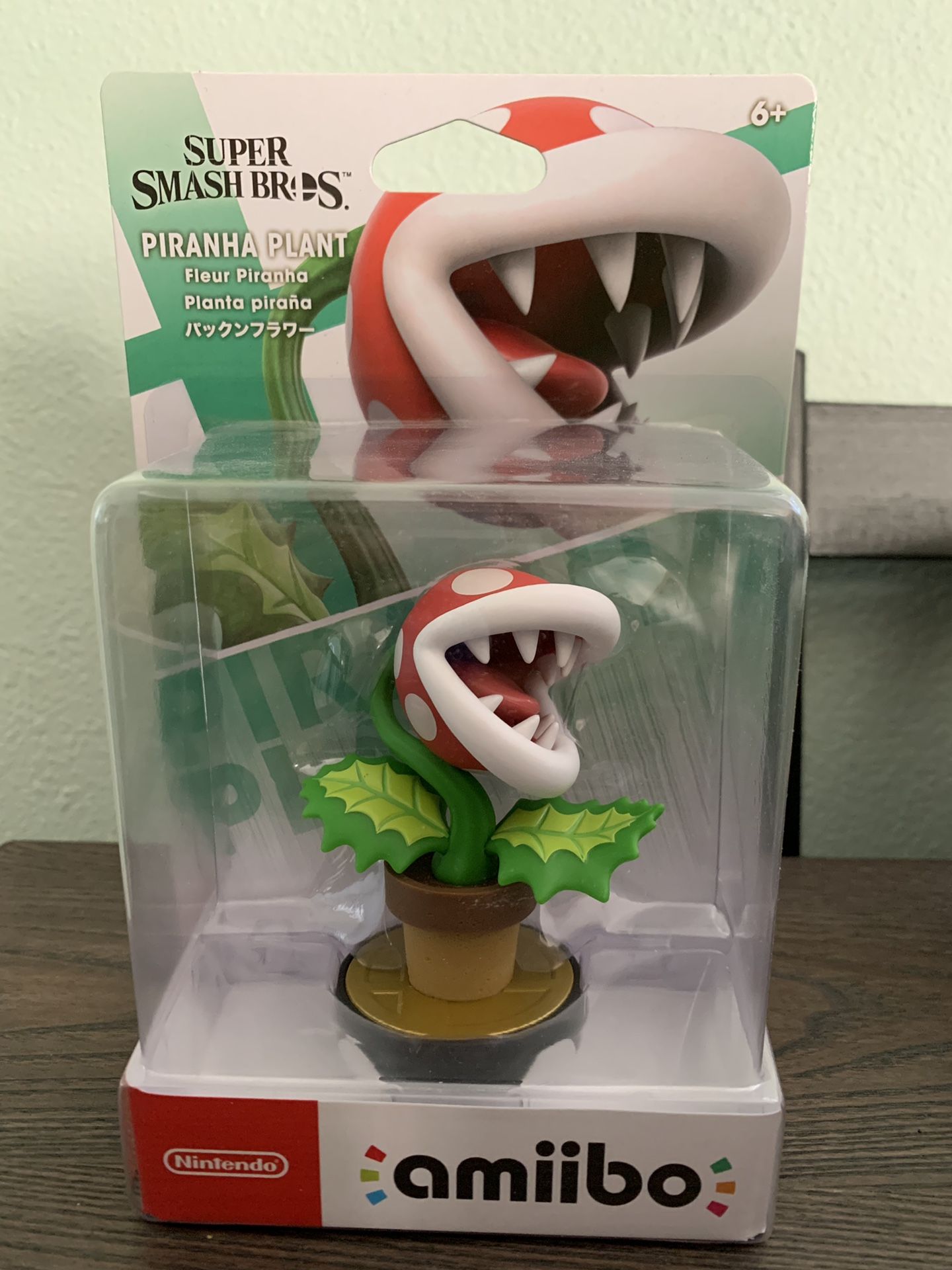 Piranha Plant Amiibo Smash Bros BRAND NEW UNOPENED