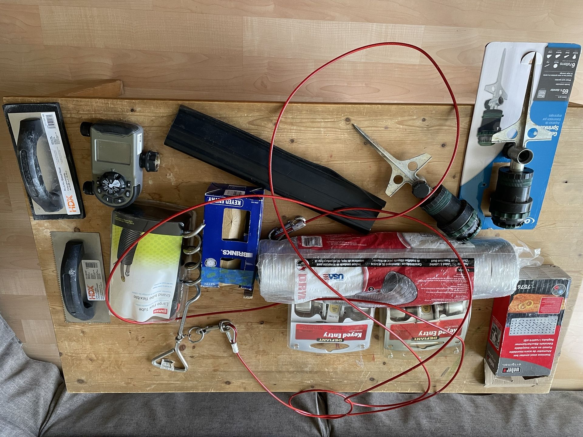Tools, Sprinklers, Hardware