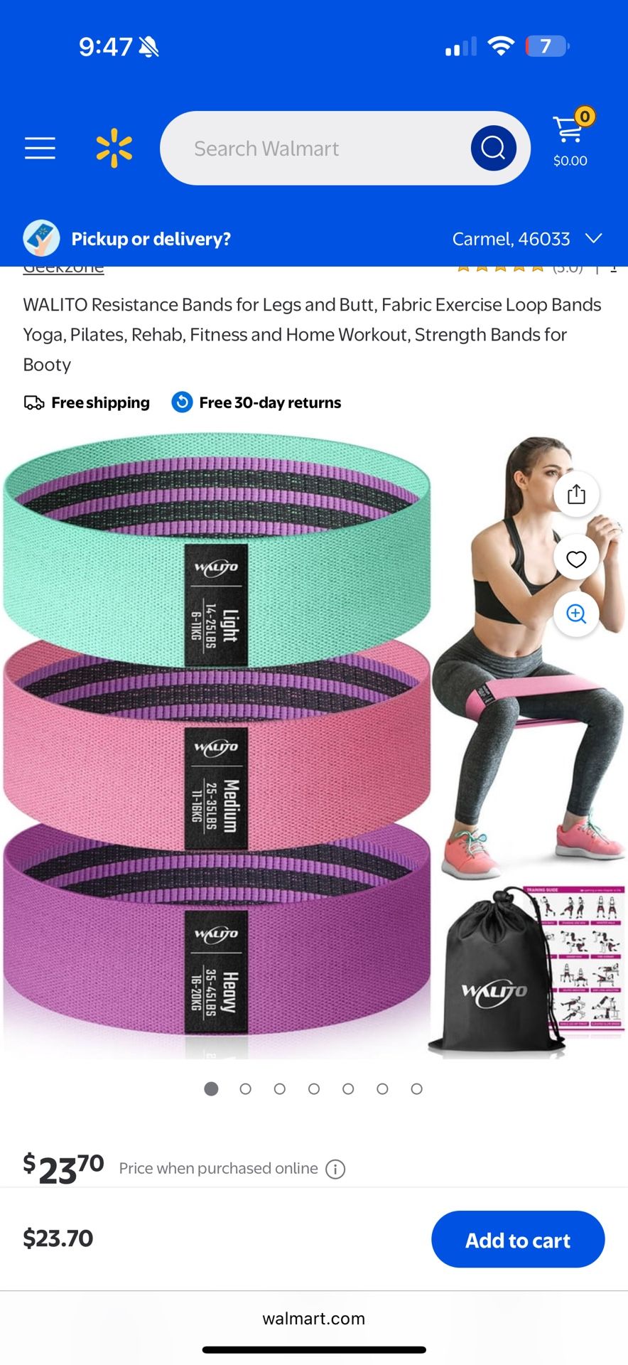 WALITO RESISTANCE BANDS ( Set Of 3)