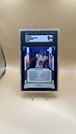 2024 Sage Silver Amari Walton Autograph Olmiss LA Chargers RC 