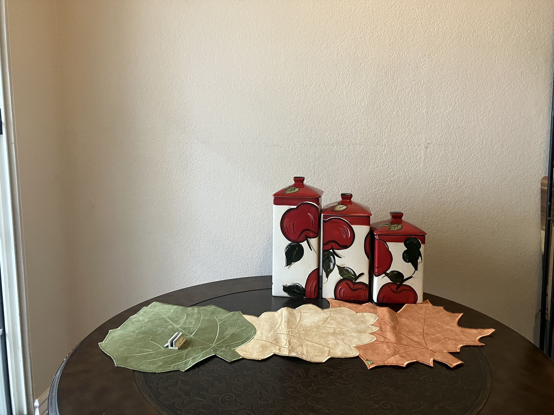 3 Piece Vintage Canister Set