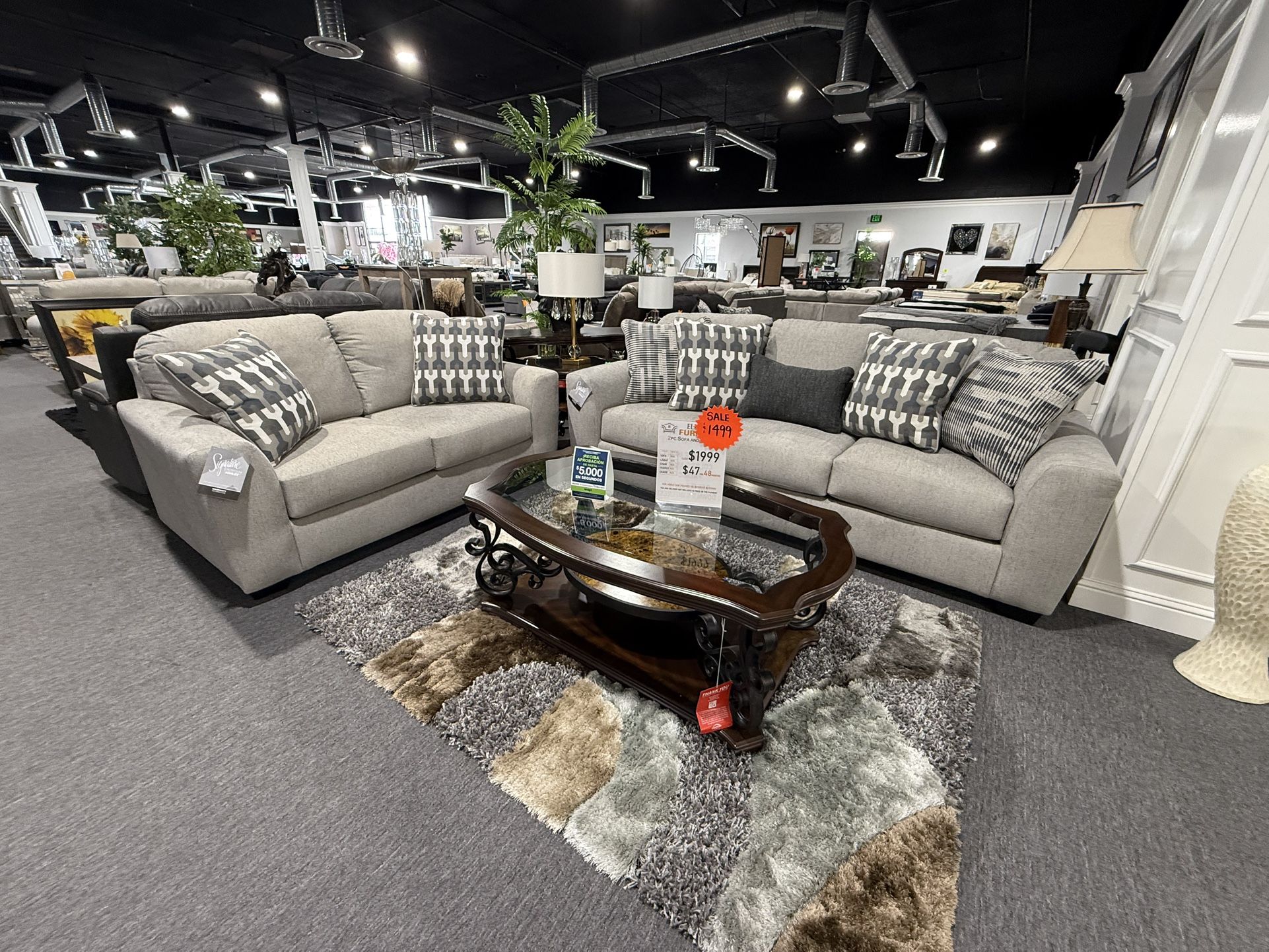 2 Pc Sofa And Loveseat