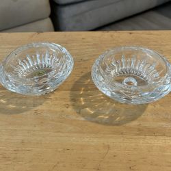Princess House Lead Crystal Candleholders 