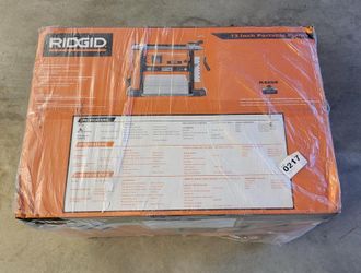 Brand New 13 inch wood planer Ridgid