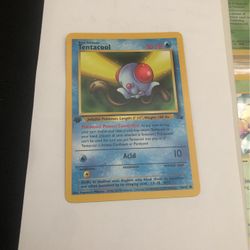Tentacool Jungle 1st Edition Pokémon Card